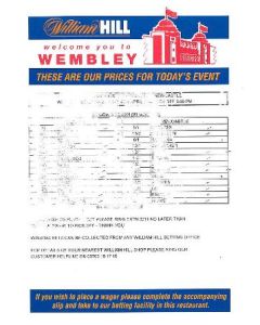 Newcastle v Chelsea teamsheet and stats 09/04/2000 FA Cup semi-final