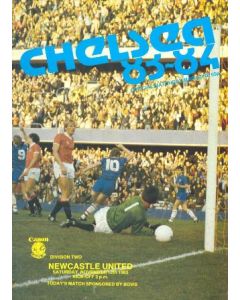 Chelsea v Newcastle United official programme 12/11/1983 Canon League