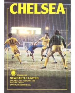 Chelsea v Newcastle official programme 16/02/1985