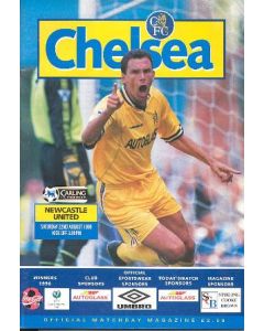 Chelsea v Newcastle United official programme 22/08/1998