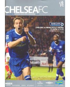 Chelsea v Newcastle United official programme 04/12/2004