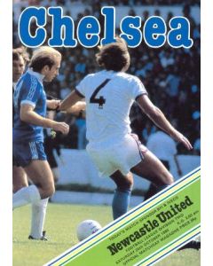 Chelsea v Newcastle United official programme 25/10/1980