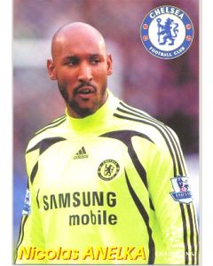 Chelsea, Nicolas Anelka Russian produced postcard 2007-2008