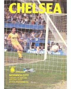 Chelsea v Norwich City official programme 14/05/1985