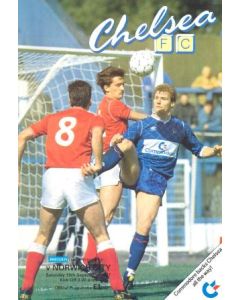 Chelsea v Norwich City official programme 19/09/1987