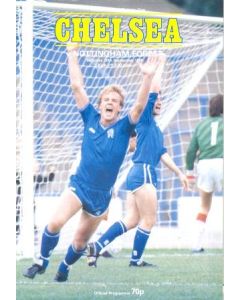 Chelsea v Nottingham Forest official programme 20/09/1986