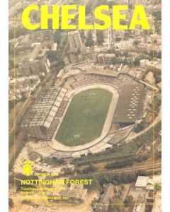 Chelsea v Nottingham Forest official programme 01/01/1985