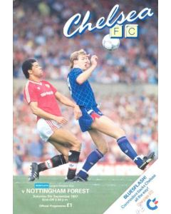 Chelsea v Nottingham Forest official programme 05/09/1987