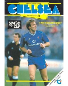 Chelsea v Nottingham Forest official programme 10/01/1989