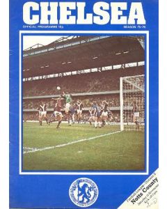 Chelsea v Notts County official programme 15/11/1975
