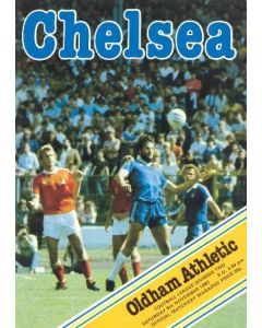 Chelsea v Oldham Athletic official programme 08/11/1980