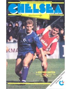 Chelsea v Oxford United official programme 10/09/1988