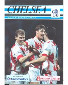Chelsea v Oxford United official programme 05/01/1991