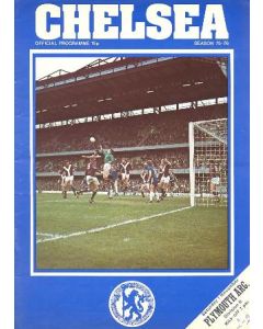 Chelsea v Plymouth Argyle official programme 01/11/1975