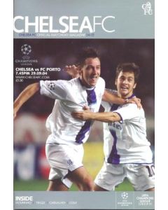 Chelsea v Porto official programme 29/09/2004