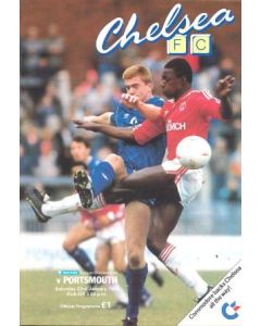Chelsea v Portsmouth official programme 23/01/1988
