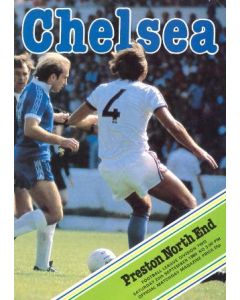 Chelsea v Preston North End official programme 20/09/1980