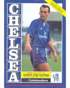 Chelsea v Queen's Park Rangers official programme 22/08/1989