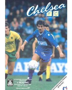 Chelsea v Reading official programme 07/10/1987