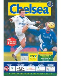 Chelsea v Real Majorca official programme 08/04/1999 European Cup Winners Cup