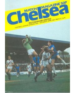 Chelsea v Rotherham official programme 30/04/1983