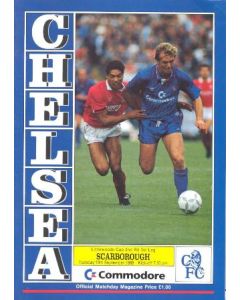 Chelsea v Scarborough official programme 19/09/1989