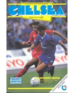 Chelsea v Scunthorp United official programme 12/10/1988