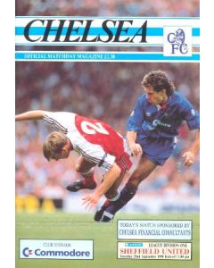 Chelsea v Sheffield United official programme 29/09/1990