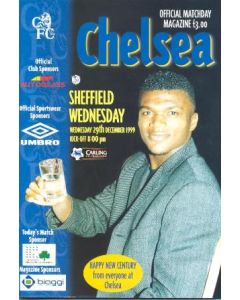 Chelsea v Sheffield Wednesday official programme 29/12/1999 Premier League