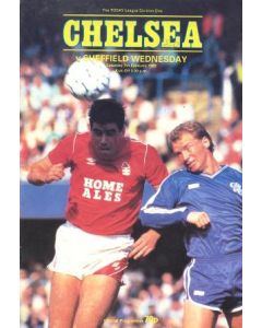 Chelsea v Sheffield Wednesday official programme 07/02/1987