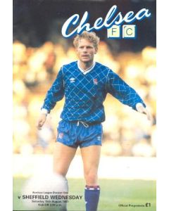 Chelsea v Sheffield Wednesday official programme 15/08/1987