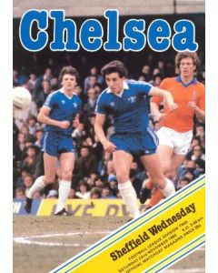 Chelsea v Sheffield Wednesday official programme 22/11/1980