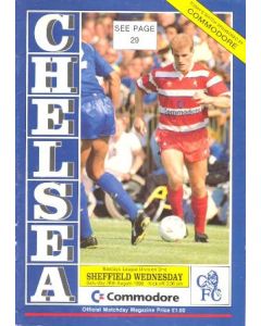 Chelsea v Sheffield Wednesday official programme 26/08/1989