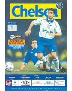 Chelsea v Sheffield Wednesday official programme 28/11/1998