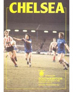 Chelsea v Southampton official programme 09/03/1985