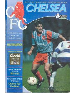 Chelsea v Southampton official programme 12/04/1995