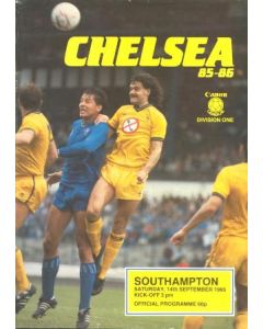 Chelsea v Southampton official programme 14/09/1985