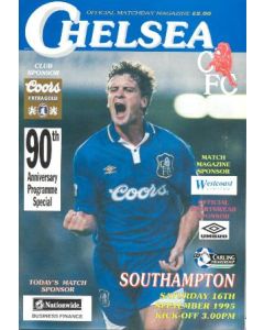 Chelsea v Southampton official programme 16/09/1995