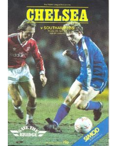 Chelsea v Southampton official programme 20/04/1987