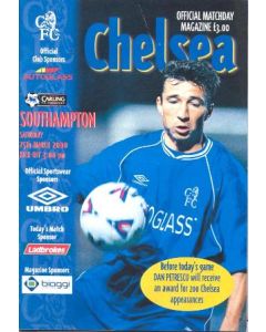 Chelsea v Southampton official programme 25/03/2000 Premier League