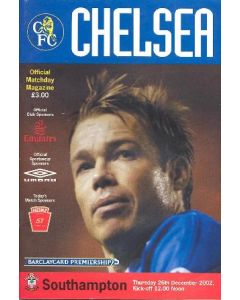 Chelsea v Southampton official programme 26/12/2002