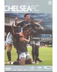 Chelsea v Southampton official programme 28/08/2004