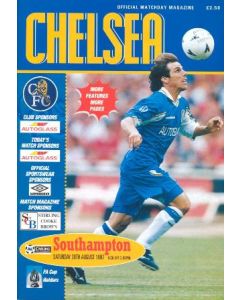 Chelsea v Southampton official programme 30/08/1997