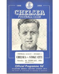 Chelsea v Stoke City official programme 04/02/1950