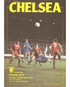 Chelsea v Stoke City official programme 15/12/1984