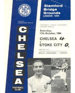 Chelsea v Stoke City official programme 17/10/1964