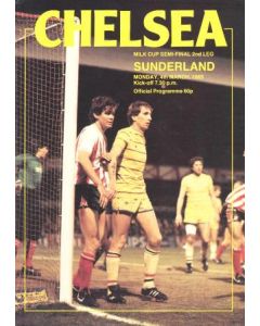 Chelsea v Sunderland official programme 04/03/1985