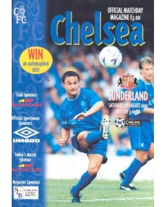 Chelsea v Sunderland official programme 07/08/1999 Premier League