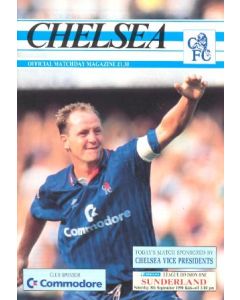 Chelsea v Sunderland official programme 08/09/1990