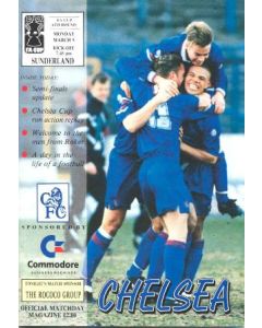 Chelsea v Sundreland official programme 09/03/1992